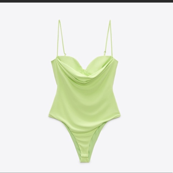 NWT Zara draped bodysuit - Picture 3 of 3